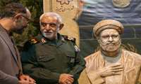 رونمایی از سردیس شهید جمهور آیت الله سید ابراهیم رئیسی در دانشکده علوم قرآنی شیراز